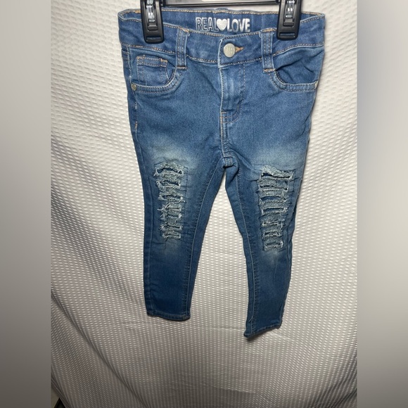 Real Love 6 Kids Distressed Jeans - Picture 1 of 5